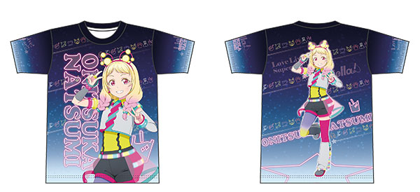 ラブライブ！スーパースター！！ フルグラフィックTシャツ 鬼塚夏美[ムービック]《在庫切れ》