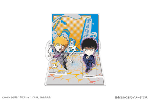 モブサイコ100 III アクリルジオラマスタンド 02 霊幻新隆＆芹沢克也