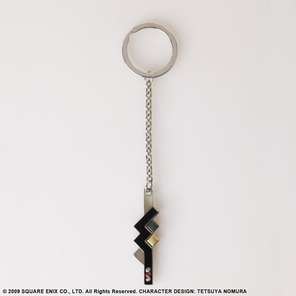 SQUARE ENIX - ファイナルファンタジーXIII ライトニング　ブレイズエッジ　キーホルダー 新品】FF13 ライトニング ブレイズエッジ 革製キーホルダー