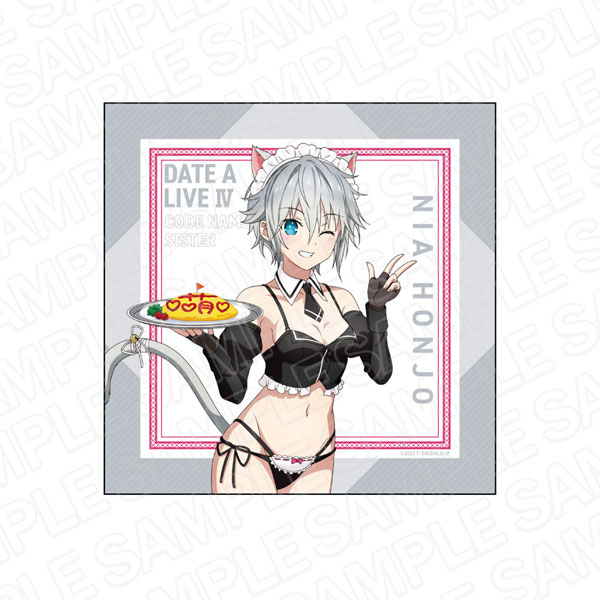 デート・ア・ライブIV マイクロファイバー 本条二亜 ネコミミ水着