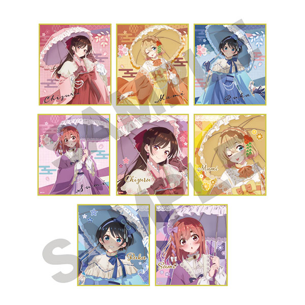 【激レア】　こみっくがーるず　はんざわかおり　ミニ色紙　複製サイン入り　百合 激レア】 こみっくがーるず はんざわかおり ミニ色紙 複製サイン入り