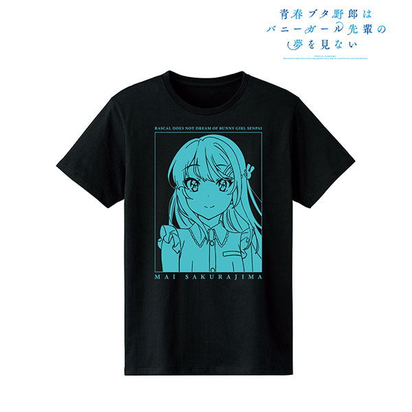 青春ブタ野郎はバニーガール先輩の夢を見ない 描き下ろしイラスト 桜島麻衣 Tシャツ レディース S[アルマビアンカ]《在庫切れ》