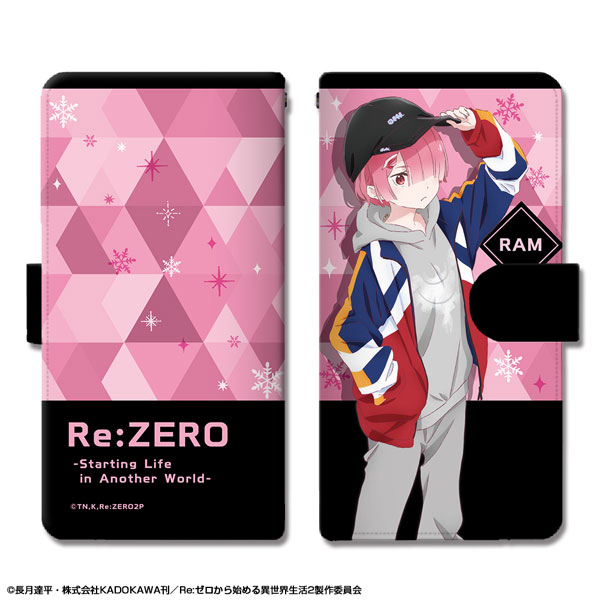 Re：ゼロから始める異世界生活 ブックスタイルスマホケース XMサイズ