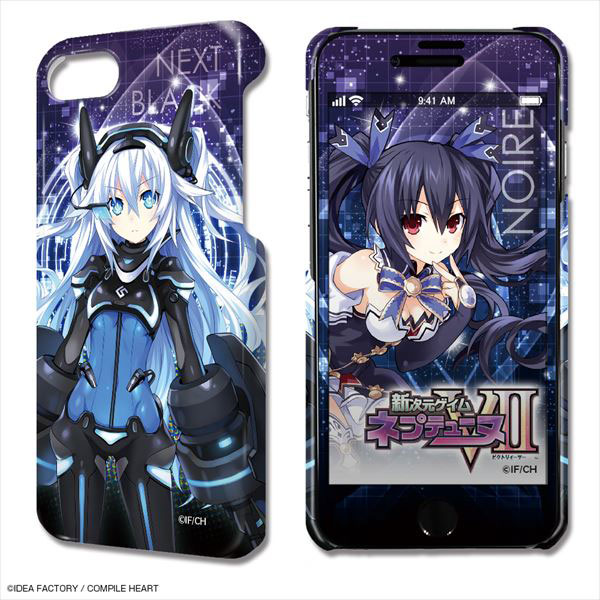 新次元ゲイム ネプテューヌVII デザジャケット iPhoneSE(第2世代)/8/7/6/6s ケース 02(ノワール)[ライセンスエージェント]《在庫切れ》