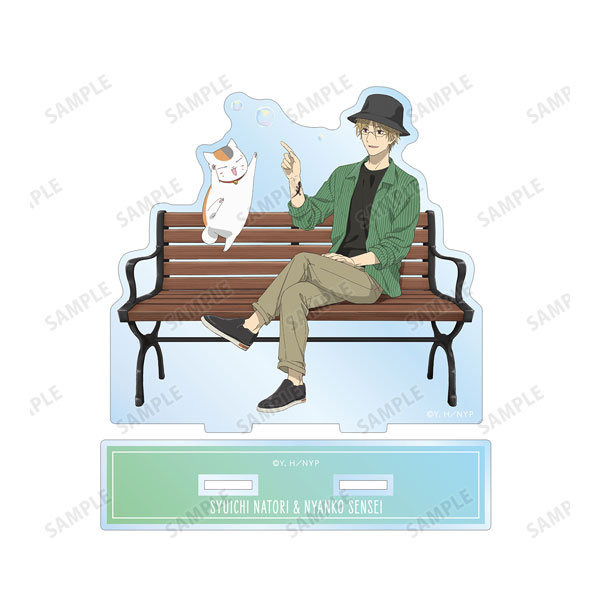 夏目友人帳 描き下ろしイラスト 名取周一&ニャンコ先生 シャボン玉ver. BIGアクリルスタンド-amiami.jp-あみあみオンライン本店-