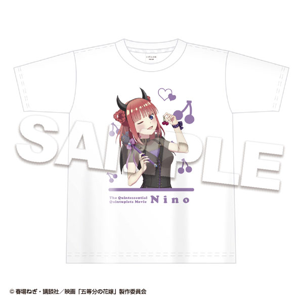 映画「五等分の花嫁」 Tシャツ Little devil 中野二乃 XL[マズル]《在庫切れ》
