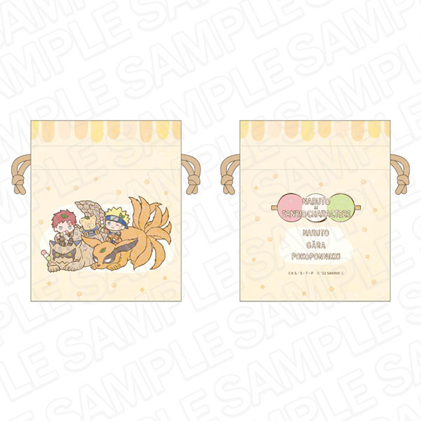 NARUTO疾風伝 サンリオコラボ 我愛羅 ぽこぽん 缶バッジ NARUTO疾風伝