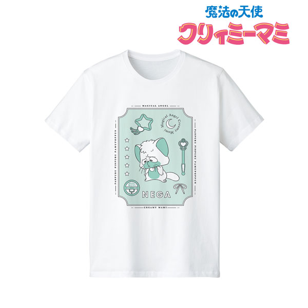 魔法の天使 クリィミーマミ ネガ モチーフ柄 Tシャツ レディース XXL[アルマビアンカ]《在庫切れ》