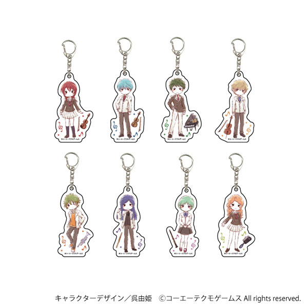 アクリルキーホルダー 金色のコルダ2 100万人の金色のコルダ 01 グラフアート 8個入りbox A3 ０１月予約