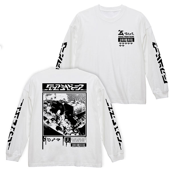 ソニックフロンティア ビッグシルエットロングスリーブTシャツ/WHITE-L[コスパ]