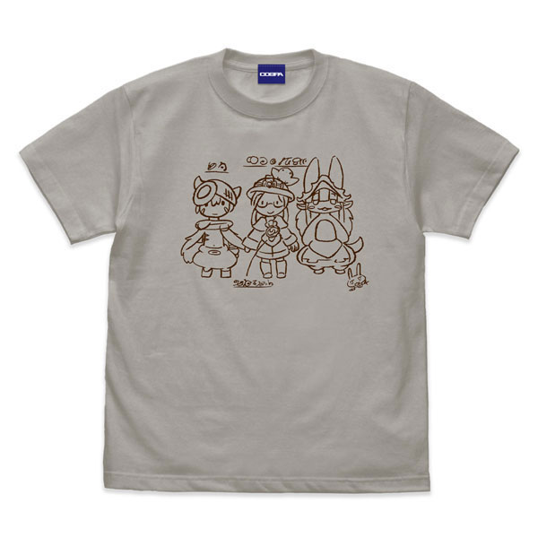 メイドインアビス 烈日の黄金郷 リコさん隊 Tシャツ/LIGHT GRAY-M（再販）[コスパ]《１２月予約》