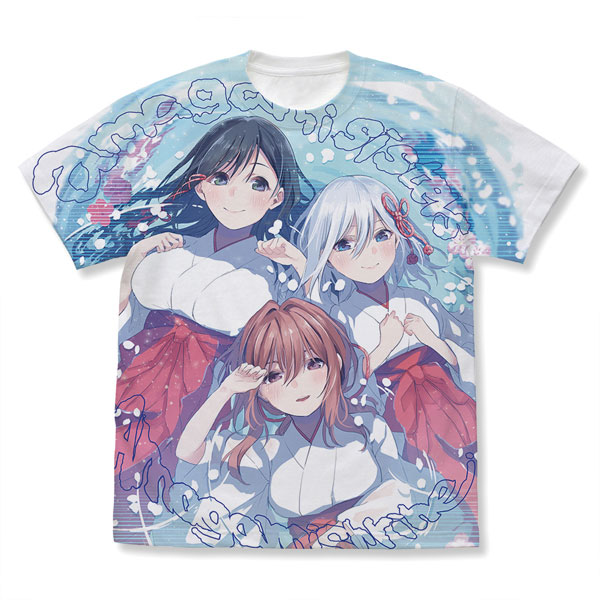 甘神さんちの縁結び 甘神三姉妹 フルグラフィックTシャツ/WHITE-S[コスパ]