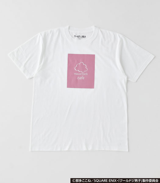 クールドジ男子 mawarimichi cafe TEE PNK 三間貴之 woman-L[R4G]《在庫切れ》