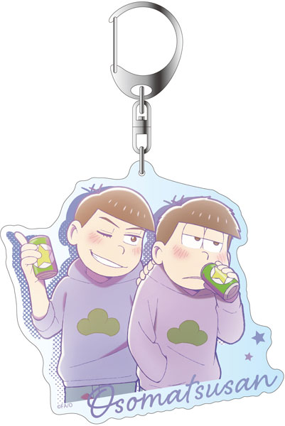 おそ松さん 描き下ろし カラ松＆一松(秋) アクリルキーホルダー[エムズファクトリー]《在庫切れ》