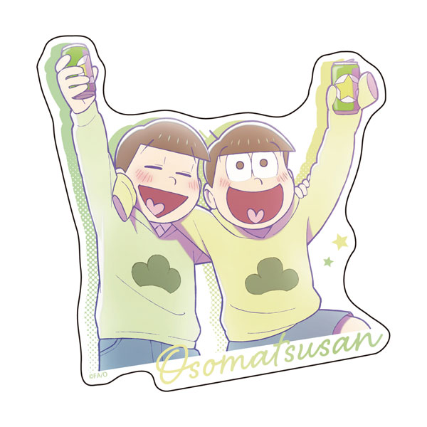 おそ松さん 描き下ろし チョロ松＆十四松(秋) ステッカー[エムズ