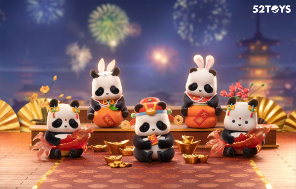 BLINDBOX PANDA ROLL ラッキーニューイヤーシリーズ 4個入りBOX[52TOYS]