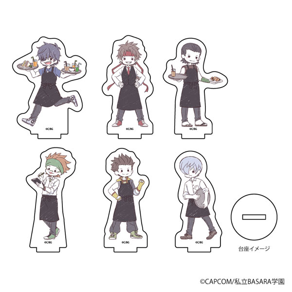 アクリルぷちスタンド「学園BASARA」05/カフェver. グラフアート 6個入りBOX[A3]《在庫切れ》