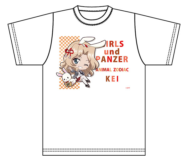 ガールズ＆パンツァー 最終章 ぷちちょこグラフィックTシャツ[ケイ]十二支[シーズナルプランツ]《在庫切れ》