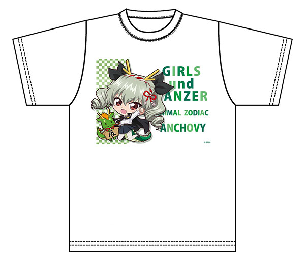 ガールズ＆パンツァー 最終章 ぷちちょこグラフィックTシャツ[アンチョビ]十二支[シーズナルプランツ]《在庫切れ》