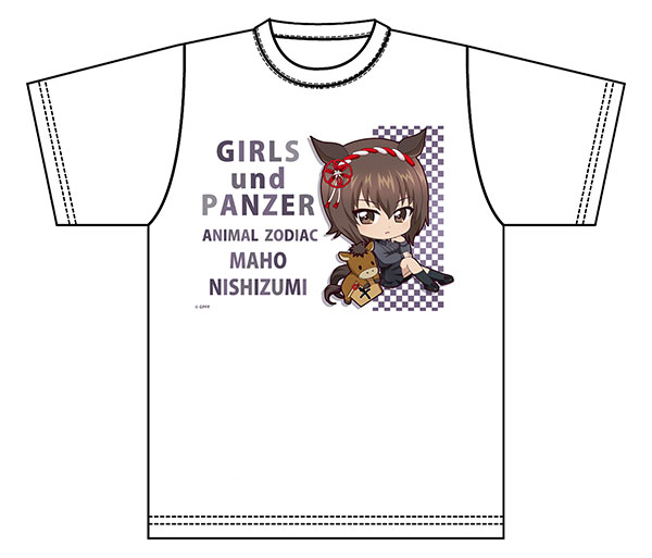 ガールズ＆パンツァー 最終章 ぷちちょこグラフィックTシャツ[西住まほ]十二支[シーズナルプランツ]《在庫切れ》