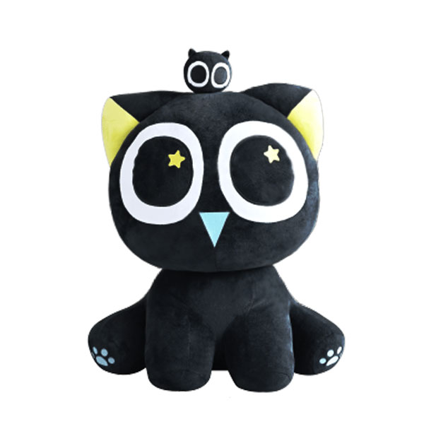 羅小黒戦記 お座りぬいぐるみ シャオヘイ(小黒) キラキラ瞳Ver. M