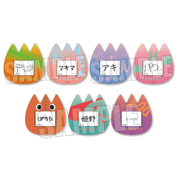 チェンソーマンネームプレートアクリルバッジバッチ名札セットMAPPA