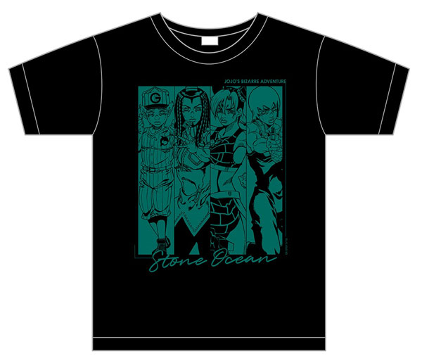 ジョジョの奇妙な冒険 ストーンオーシャン TシャツブラックA AT サイズL[メディコス・エンタテインメント]《在庫切れ》