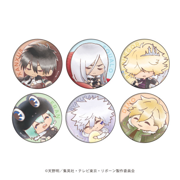 缶バッジ「家庭教師ヒットマンREBORN！」42/すやきゃら 6個入りBOX[A3]《在庫切れ》