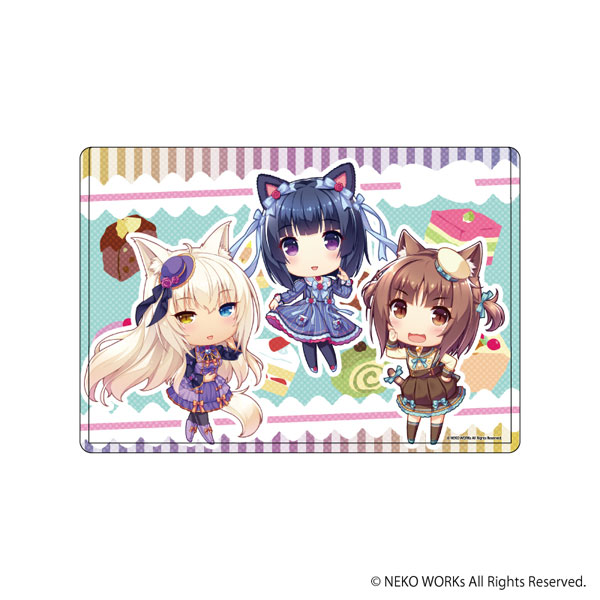 キャラクリアケース「ネコぱら」03/時雨＆アズキ＆ココナツ(公式イラスト)[A3]《在庫切れ》