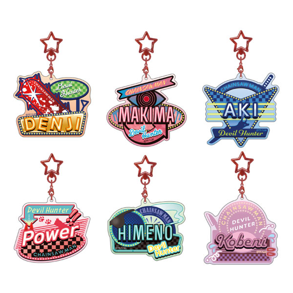 『チェンソーマン』 ダイナー看板風おなまえアクキーコレクション 6個入りBOX[amie]《在庫切れ》