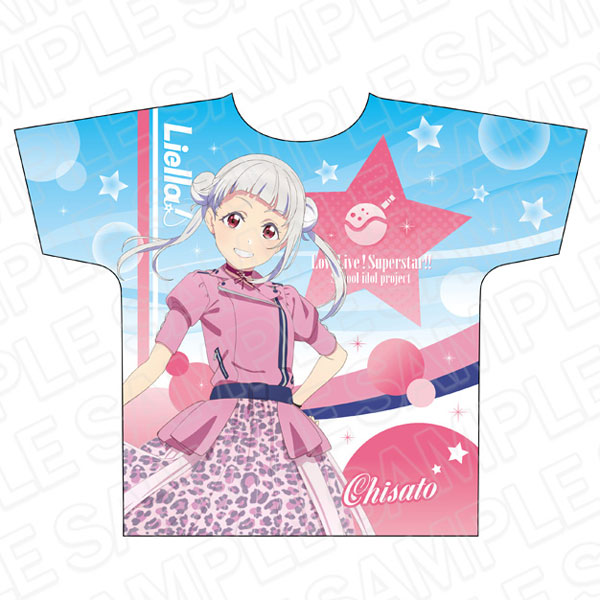 ラブライブ！スーパースター！！ フルグラフィックTシャツ 嵐千砂都 WE WILL！！ ver