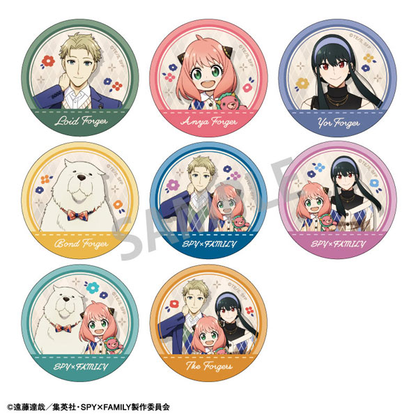 SPY×FAMILY トレーディング缶バッジ アーガイル 8個入りBOX[カミオ