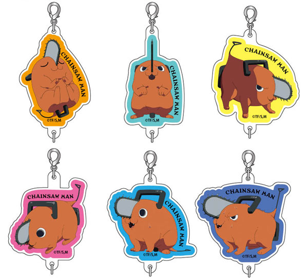 チェンソーマン つながる！アクリルチャーム ポチタがいっぱいver. 6個入りBOX[タカラトミーアーツ]《在庫切れ》