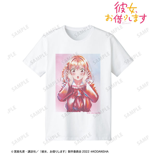 TVアニメ『彼女、お借りします』 桜沢墨 Ani-Art aqua label Tシャツ レディース M[アルマビアンカ]《在庫切れ》