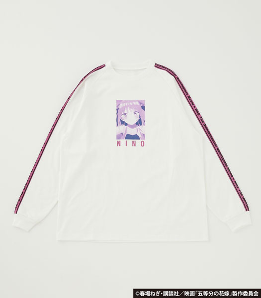 映画「五等分の花嫁」 アームロングTシャツ PUR UNISEX L[R4G]《在庫切れ》
