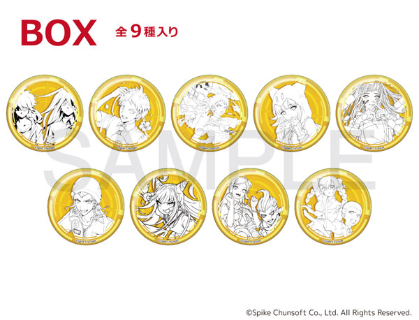 スーパーダンガンロンパ2×mixx garden メタリック缶バッジ(線画) スーパーダンガンロンパ2×mixx garden メタリック缶バッジ(線画