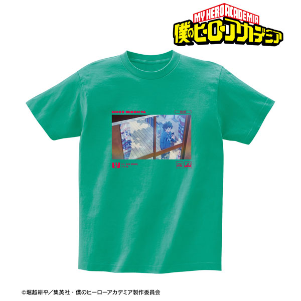 TVアニメ「僕のヒーローアカデミア」 緑谷出久 エンディングTシャツ メンズ S[アルマビアンカ]《在庫切れ》