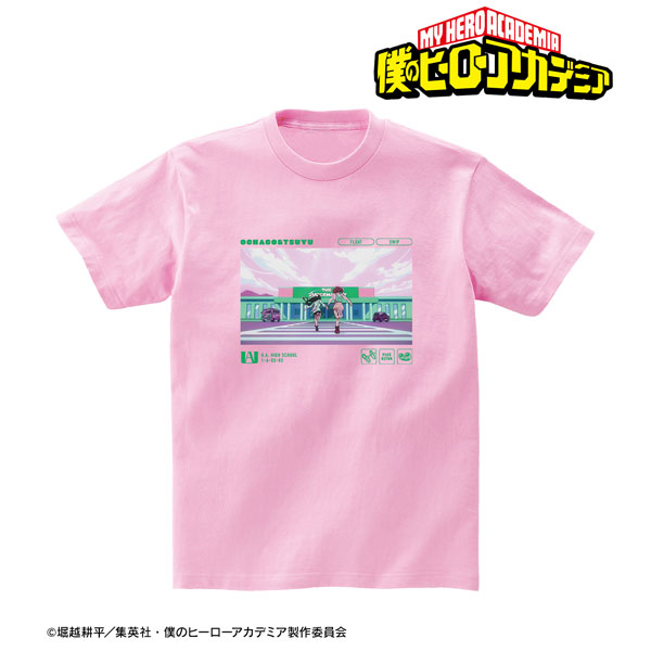 TVアニメ「僕のヒーローアカデミア」 麗日お茶子＆蛙吹梅雨 エンディングTシャツ メンズ S[アルマビアンカ]《在庫切れ》