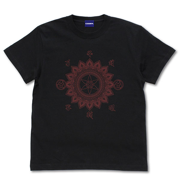 NARUTO-ナルト- 疾風伝 万華鏡写輪眼 Tシャツ/BLACK-L[コスパ]
