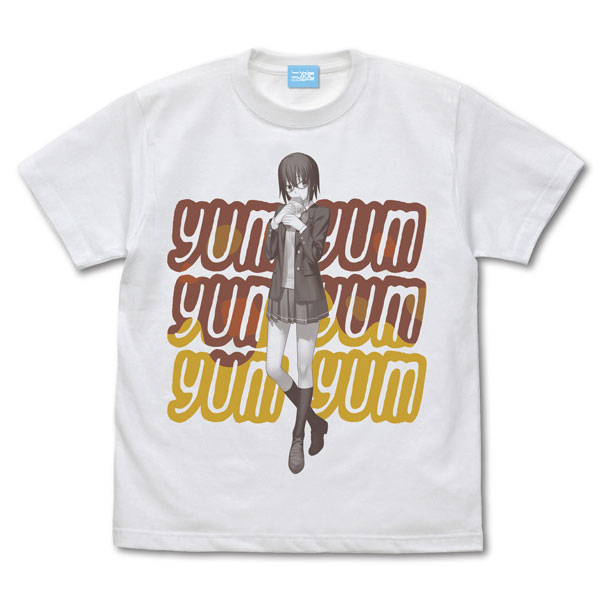 月姫 -A piece of blue glass moon- シエルのカレーパンもぐもぐ Tシャツ/WHITE-XL（再販）[コスパ]《在庫切れ》