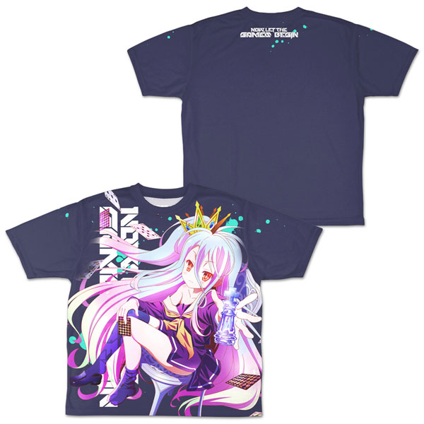 ノーゲーム・ノーライフ 描き下ろし 「白」両面フルグラフィックTシャツ ASCIENTE！Ver./-L（再販）[コスパ]《０５月予約》
