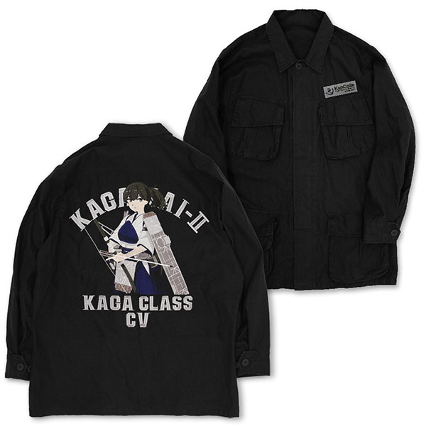 コスパ・デポ限定 艦隊これくしょん -艦これ- 加賀改ニ護 刺繍ファティーグジャケット/BLACK-L[コスパ]【送料無料】《在庫切れ》