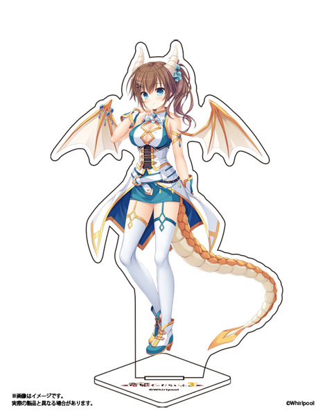 竜姫ぐーたらいふ3 アクリルフィギュア 一ノ瀬鈴夏 [新ロゴ再販][CranCrown]《在庫切れ》