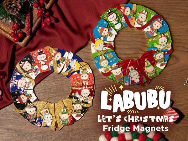 LABUBU ザ・モンスターズ レッツ クリスマス シリーズ マグネット 12個入りBOX[POPMART]《発売済・在庫品》