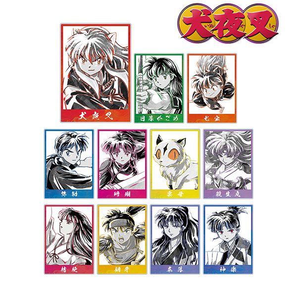 犬夜叉 トレーディング Ani-Art BLACK LABEL アクリルカード 11個入り