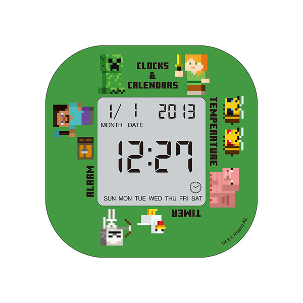 マインクラフト 目覚まし時計 Vol.2(回転時計) 集合A[GRANUP]《在庫切れ》