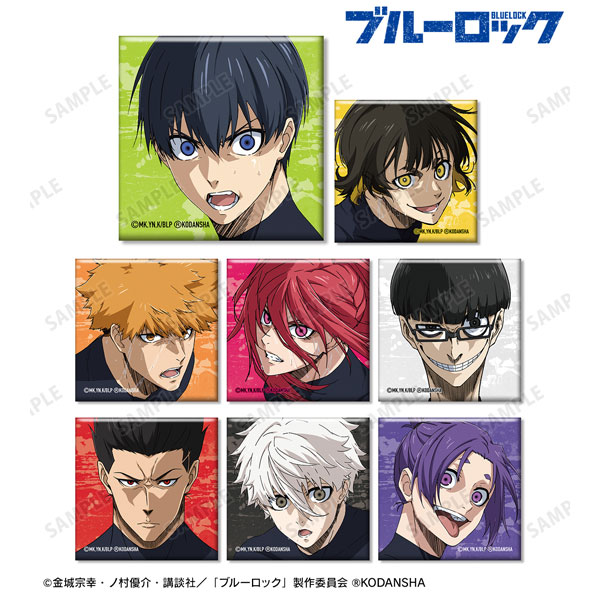 ブルーロック スクエア缶バッジ スクエア缶バッジ「TVアニメ『ブルーロック』」02/デコラver