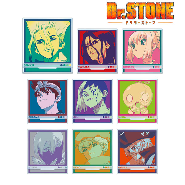 Dr.STONE トレーディング paleful アクリルスタンド 9個入りBOX[アルマビアンカ]《在庫切れ》