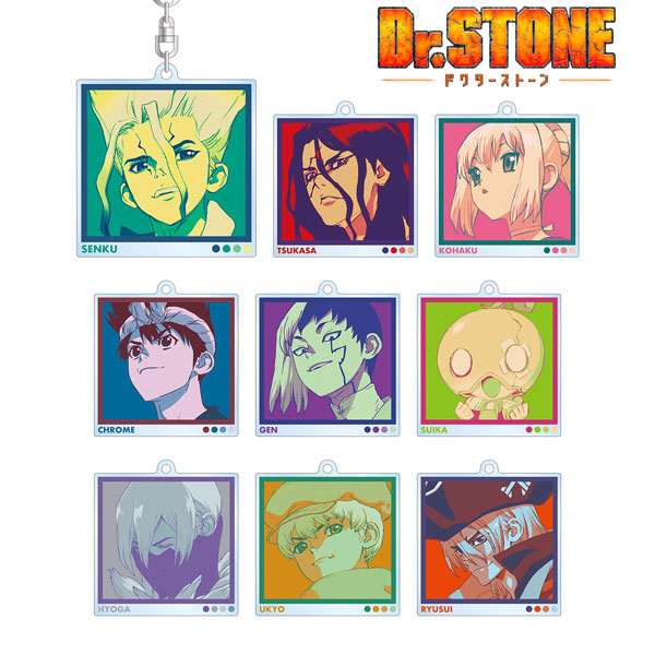 Dr.STONE トレーディング paleful アクリルキーホルダー 9個入りBOX[アルマビアンカ]《在庫切れ》