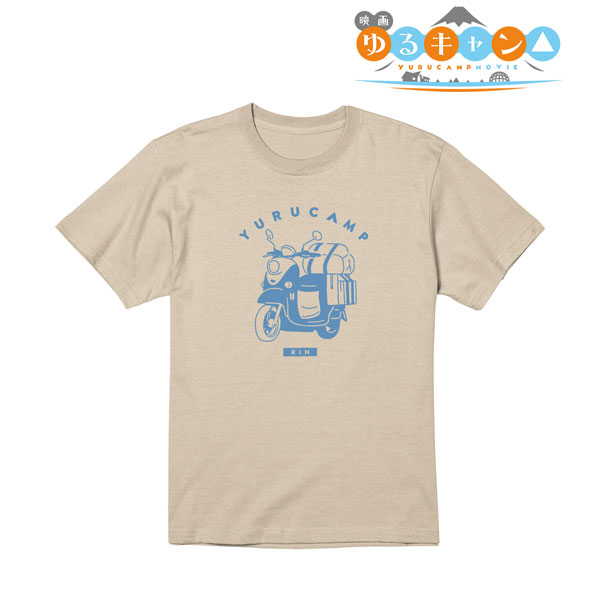 映画『ゆるキャン△』 志摩リン モチーフ柄 Tシャツ メンズ XXXL[アルマビアンカ]《在庫切れ》